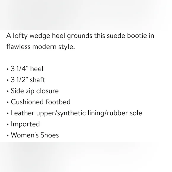 Lucky Brand Green Ankle Booties with Wedge Heel Size 7.5 - Picture 5 of 7